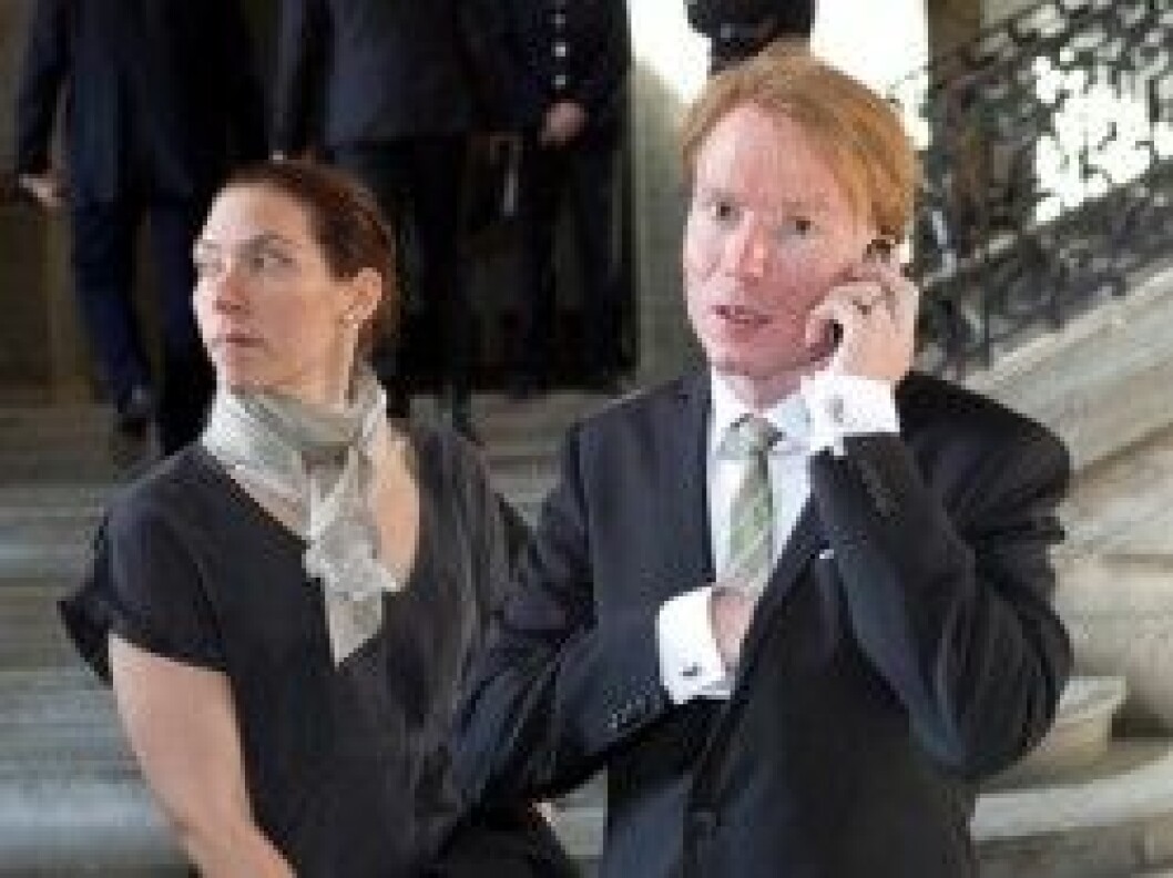Daniels kusin Per "Flamman" Westling, gitarrist i Dag Vag, med sin fru Rose-Marie.