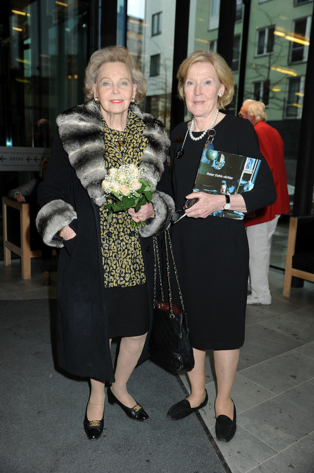 Eleganta och trevliga Marianne Bernadotte med museichefen Elsebeth Welander- Berggren som hälsade välkommen. Marianne Bernadotte med museichefen Elsebeth Welander- Berggren
