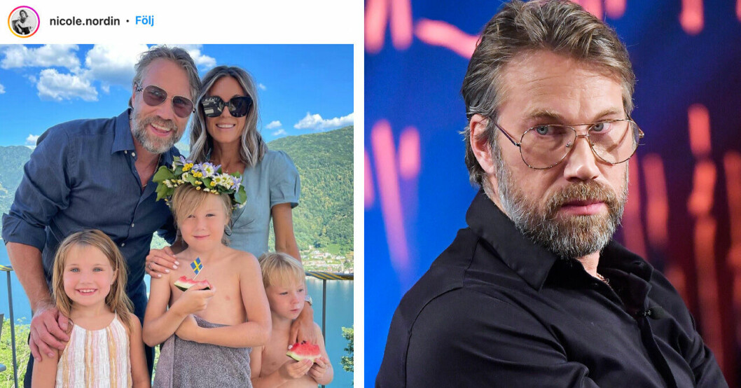 Peter Forsberg, Nicole Nordin, Lennox, Lily och Diego