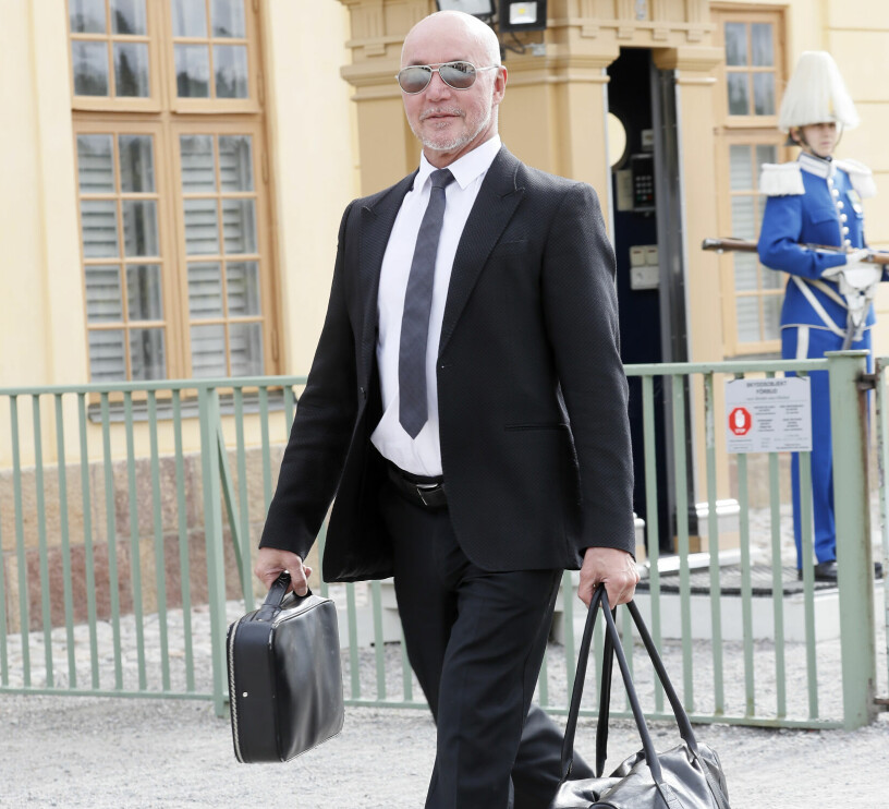 Peter Hägelstam på prins Alexanders dop 2016.
