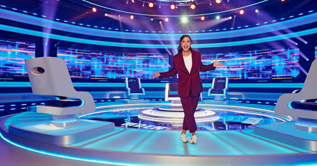 På onsdag ser vi Petra Mede i Hjulet på TV4. Petra Mede i Hjulet
