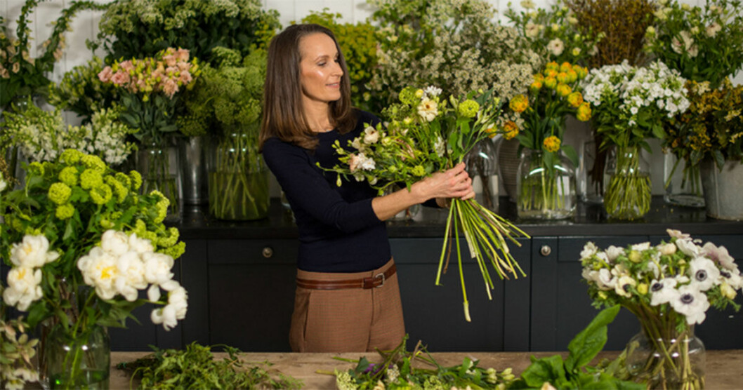 Philippa Craddock skapar blomsterarrangemangen under bröllopet mellan prins Harry och Meghan Markle. Philippa Craddock skapar blomsterarrangemangen under bröllopet mellan prins Harry och Meghan Markle.