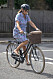 Pippa cyklar.