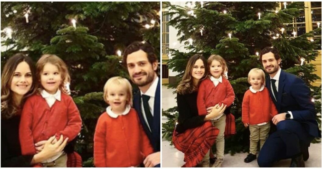 Prins Carl Philip och prinsessan Sofia har lagt upp en julmysig bild.