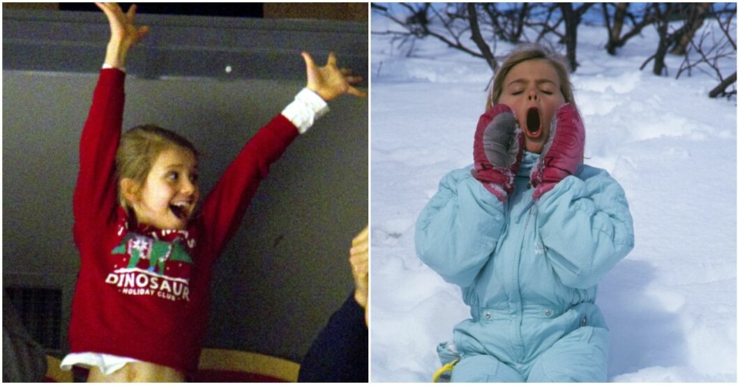 Estelle 2019 och Madeleine 1990. Det märks att de är släkt! Estelle 2019 och Madeleine 1990. Det märks att de är släkt!