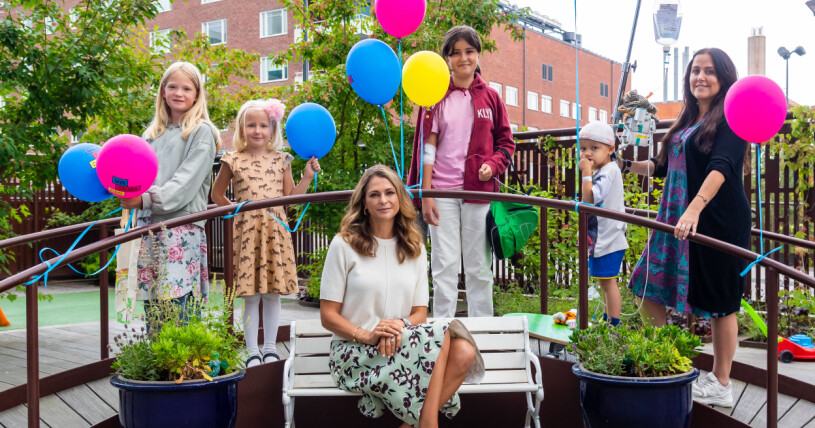 Foto: Prinsessan Madeleine på Astrid Lindgrens barnsjukhus