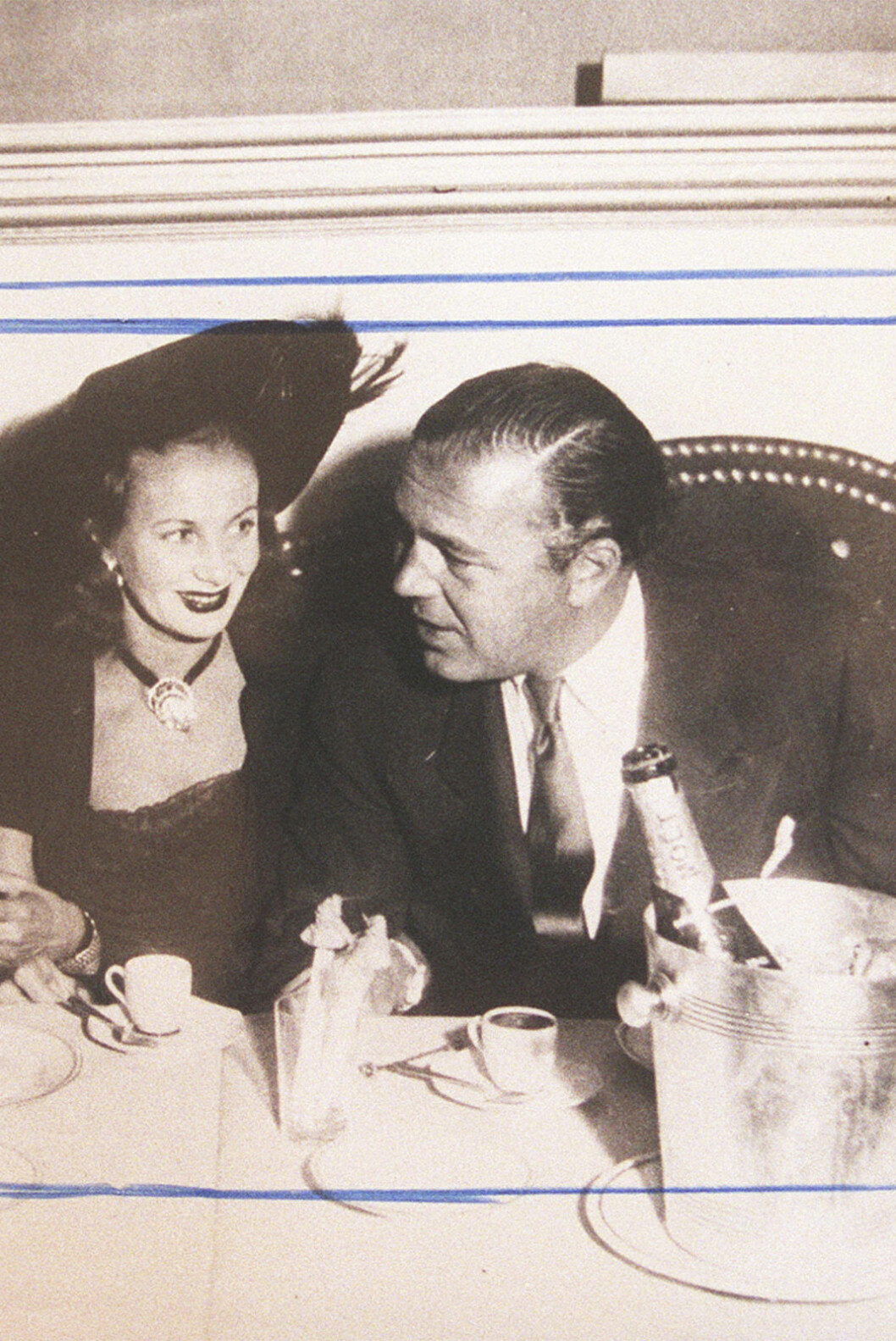 Den första bilden på dem tillsammans. Prins Bertil var 31 och Lilian 28 år. Prins Bertil var 31 och Lilian 28 år.