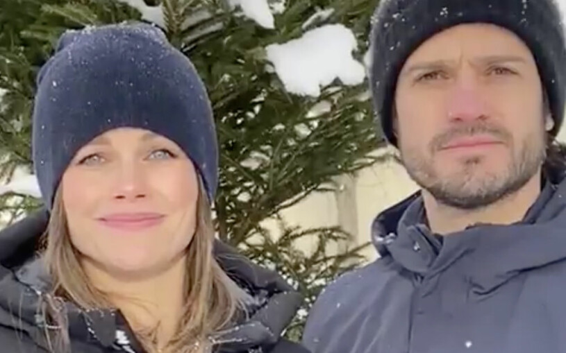 Prinsessan Sofia, prins Carl Philip och deras barn fick stanna hemma. Prins Carl Philip Prinsessan Sofia