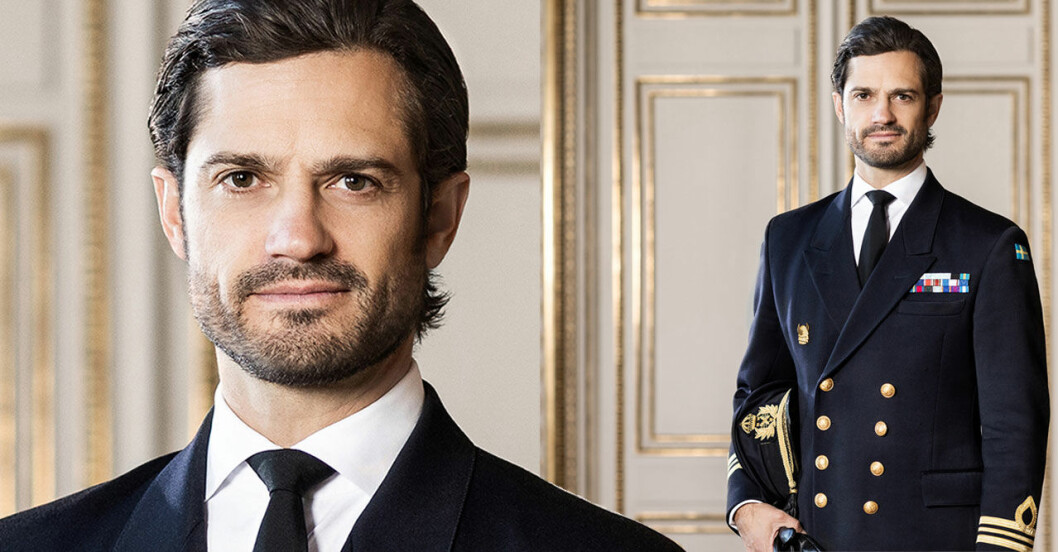 Prinsen på hovets nya officiella bild. Nya officiella bilden på prins Carl Philip 2020.