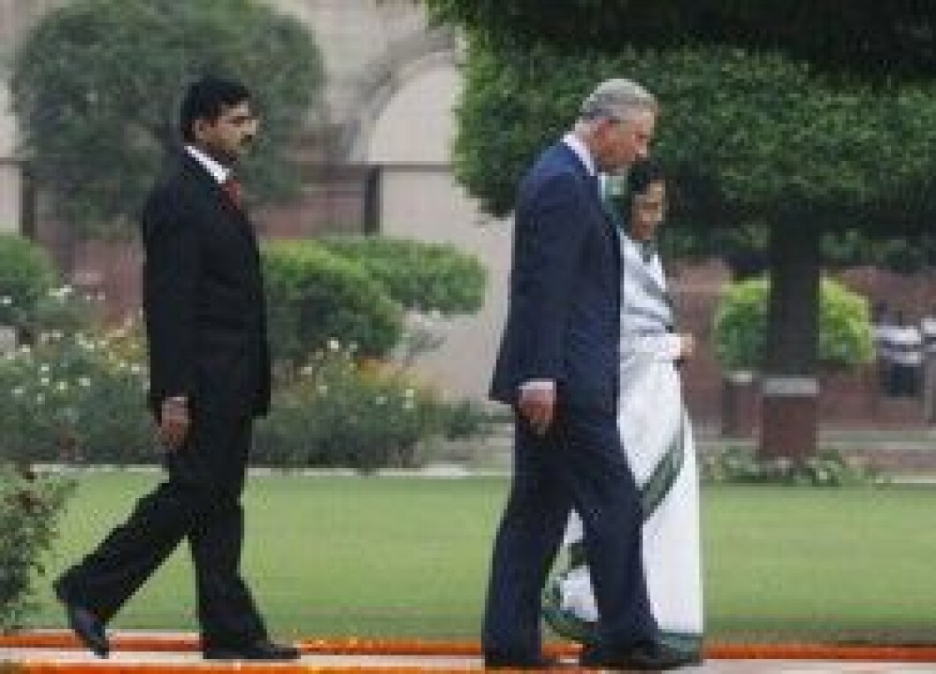 Prins Charles är i Indien. Prins Charles är i Indien.