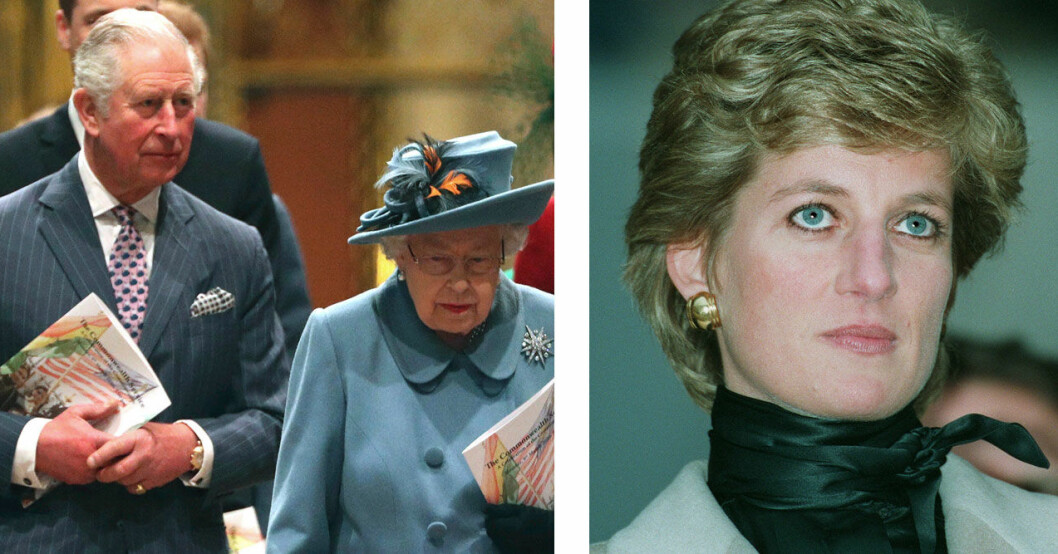 Prins Charles och prinsessan Diana levde tillsammans i ett turbulent äktenskap. Prins Charles och prinsessan Diana.