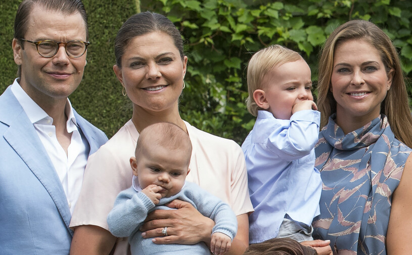 Daniel, Victoria och Madeleine. Prins Daniel Kronprinsessan Victoria Prinsessan Madeleine