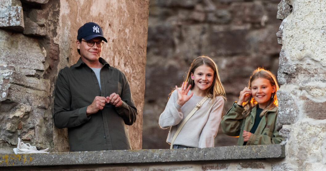 Prins Daniel och prinsessan Estelle
