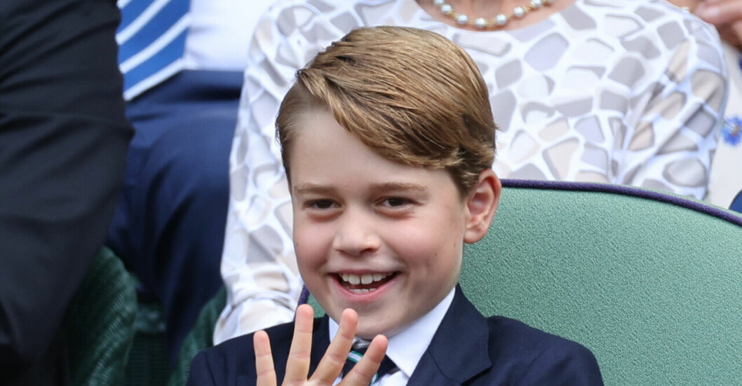 Prins George under sitt första Wimbledon. Foto: TT
