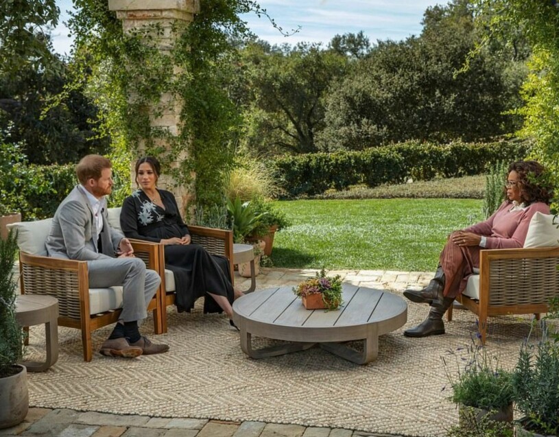 Intervjun utlovas bli ett "intimt samtal". Prins Harry Meghan Markle och Oprah