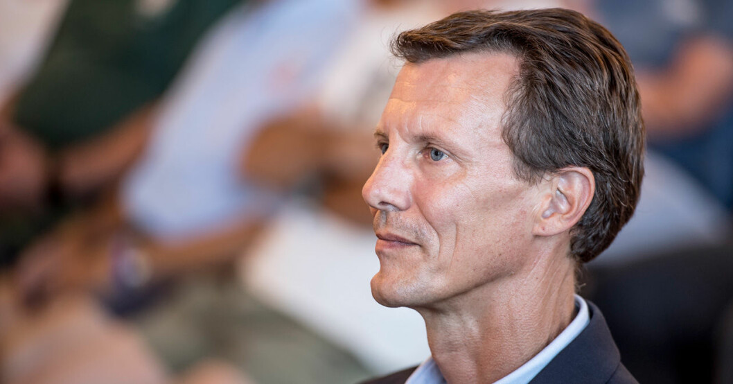 Prins Joachim drabbades av en blodpropp. Prins Joachim