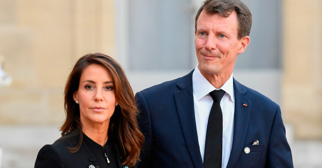 Joachim uppges må efter omständigheterna bra. Prins Joachim och prinsessan Marie