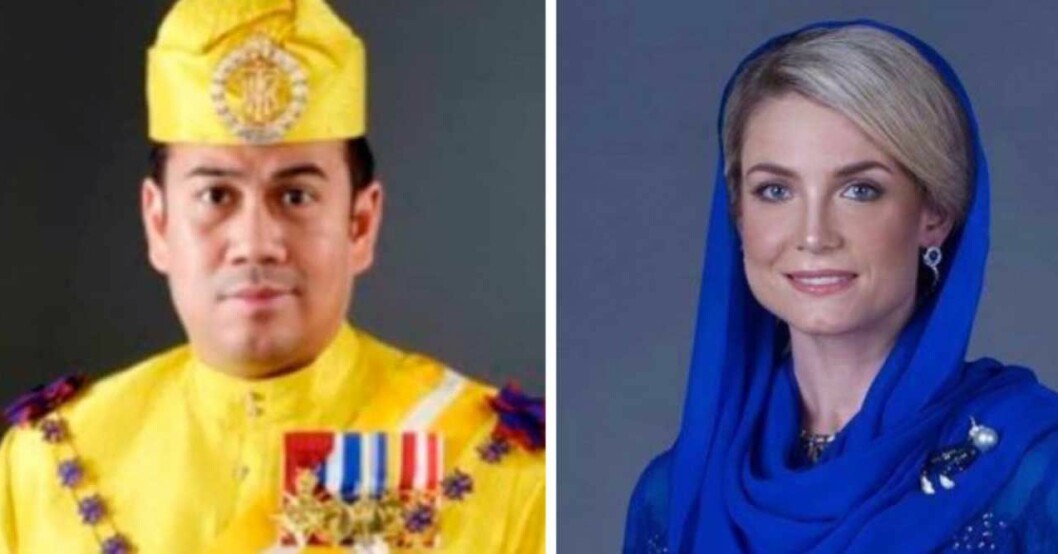 prins i Malaysia och sin svenska fru