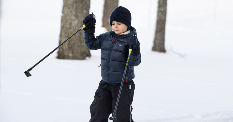 Prins Oscar – vilken hejare på skidorna! Prins Oscar