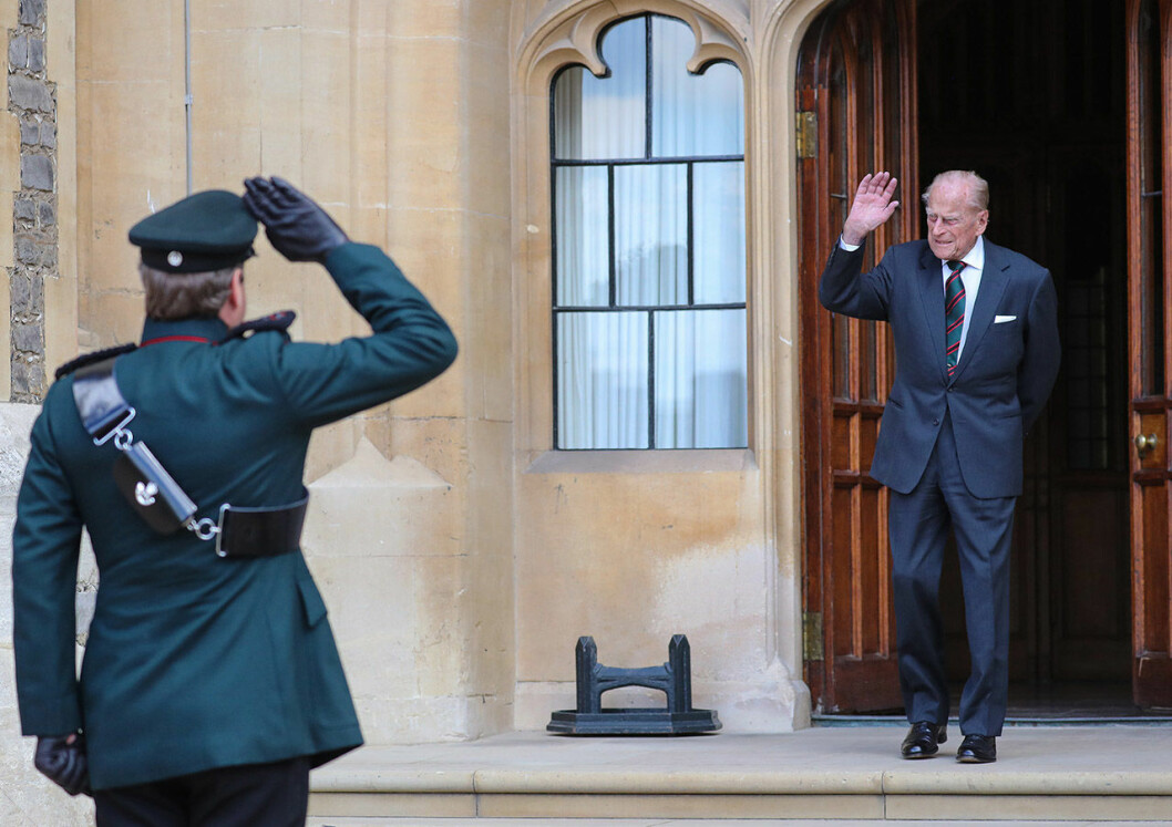 Prins Philip gjorde sitt första officiella framträdande på över ett år häromdagen. Prins Philip gjorde sitt första officiella framträdande på över ett år häromdagen.