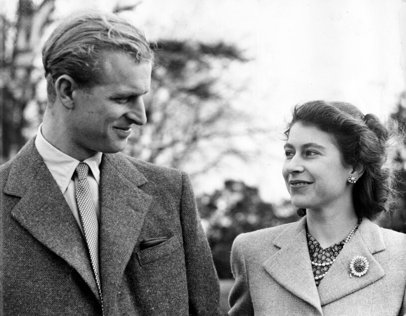 November 1947: Prins Philip och drottning Elizabeth, nygifta och på smekmånad. Prins Philip Drottning Elizabeth som unga Nygifta 1947
