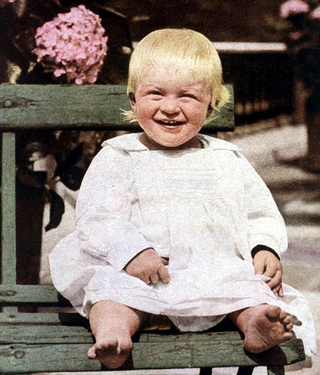 Så här söt var prins Philip som barn. Prins Philip som barn.