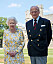 Drottning Elizabeth och prins Philip som fyller 99 år.