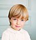 Prins Nicolas i vit blus, bilden togs till hans treårsdag.
