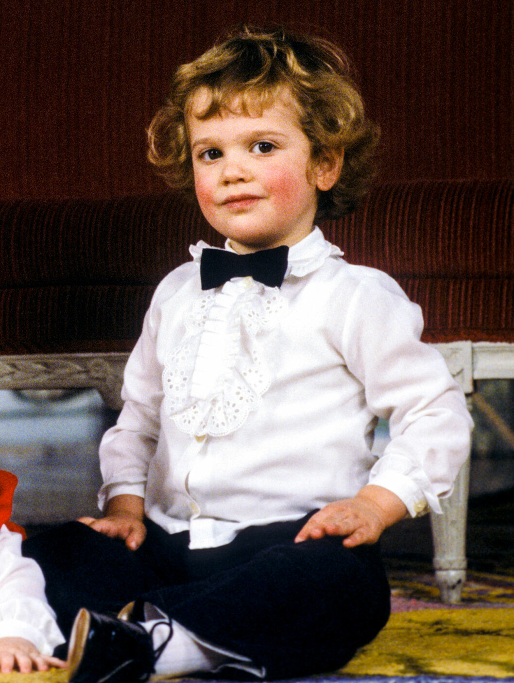 Prins Carl Philip när han var lika gammal som Oscar. prins Carl Philip tre år