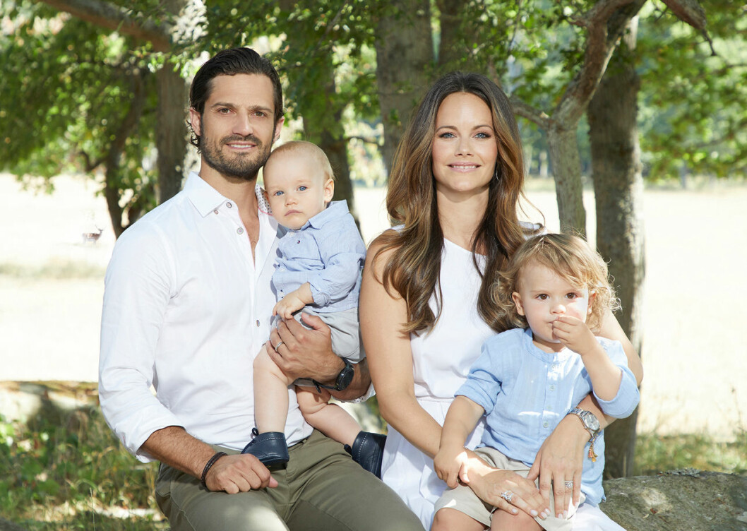 Prinsfamiljen på Solliden.