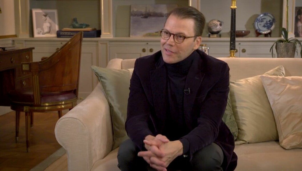 Prins Daniel hemma på Haga. prins daniel nyhetsmorgon