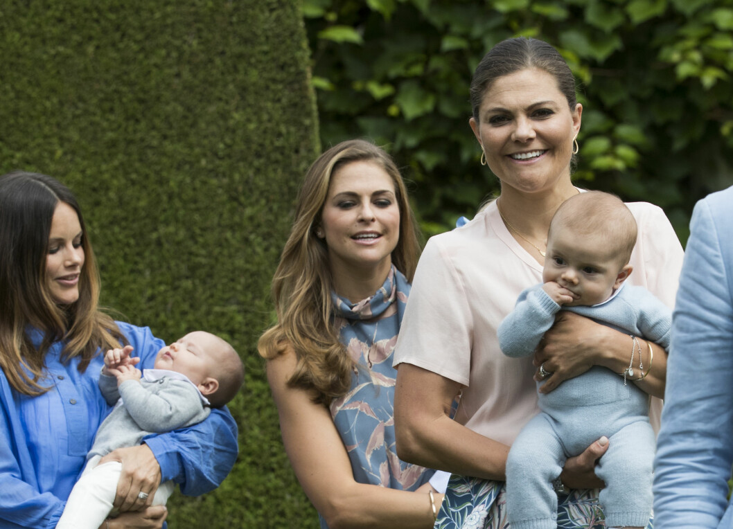 Alla tre mammaprinsessorna tillsammans