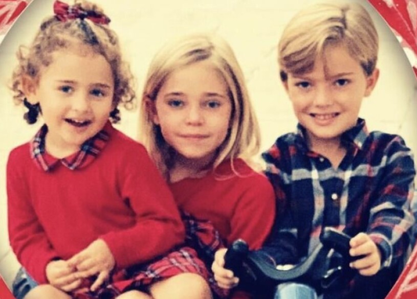 Prinsessan Adrienne, snart 3, prinsessan Leonore, snart 7, och prins Nicolas, 5. Prinsessan Adrienne Prinsessan Leonore Prins Nicolas