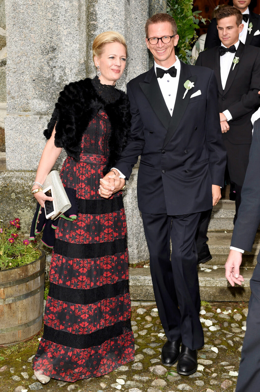 Svensk-tyska prinsessan Anna som Sommar-pratade i P1 häromåret. Här med sin man prins Manuel som är bror till brudgummen.