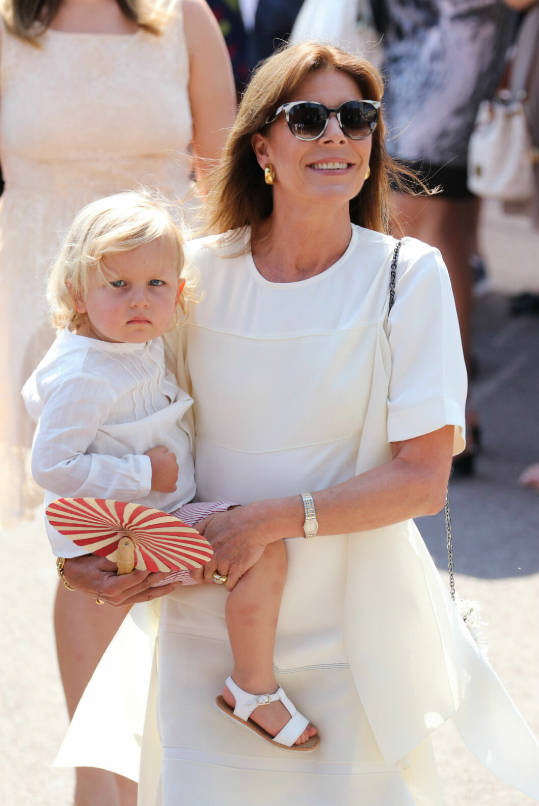 Livet ler mot prinsessan Caroline. Hon har nu fyra barnbarn. Livet ler mot prinsessan Caroline. Hon har nu fyra barnbarn.