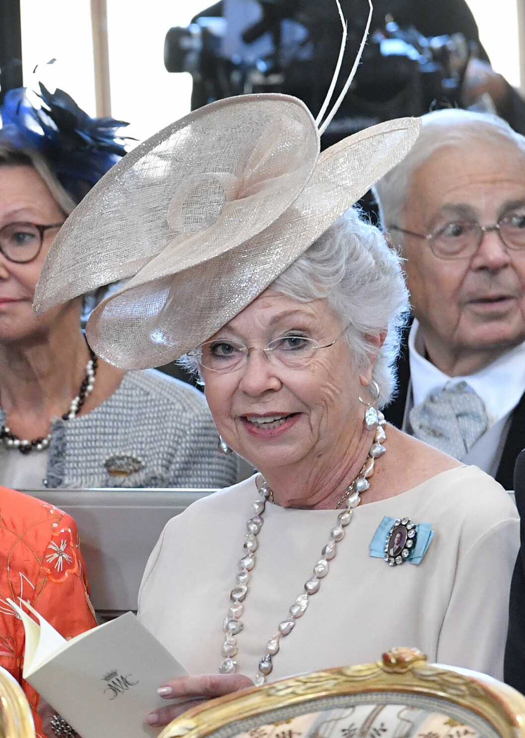 Prinsessan Christina på prinsessan Adriennes dop.