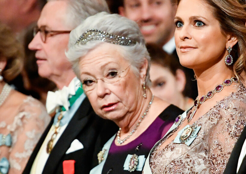 Går på spöklinjen: Prinsessan Christina med sin brorsdotter Madeleine. Prinsessan Madeleine prinsessan Christina Nobel