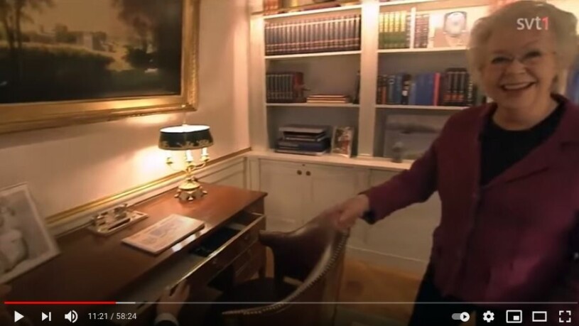 – Mammas toilettbord! konstaterade prinsessan Christina lite häpet. Prinsessan Christina Prinsessan Sibyllas bord Haga slott