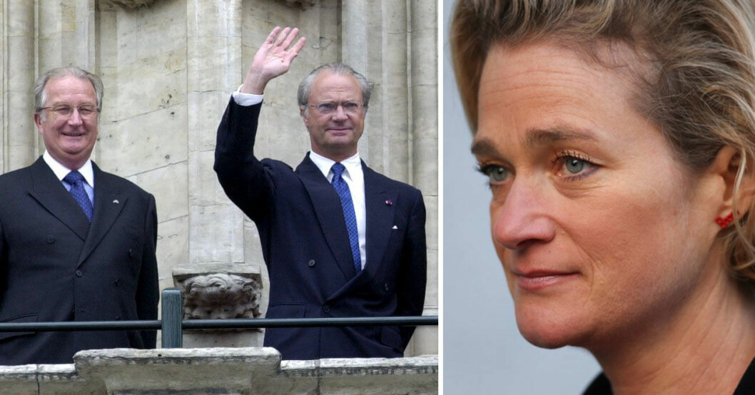 Delphine är Europas nyaste prinsessa! Prinsessan Delphine och kung Albert.
