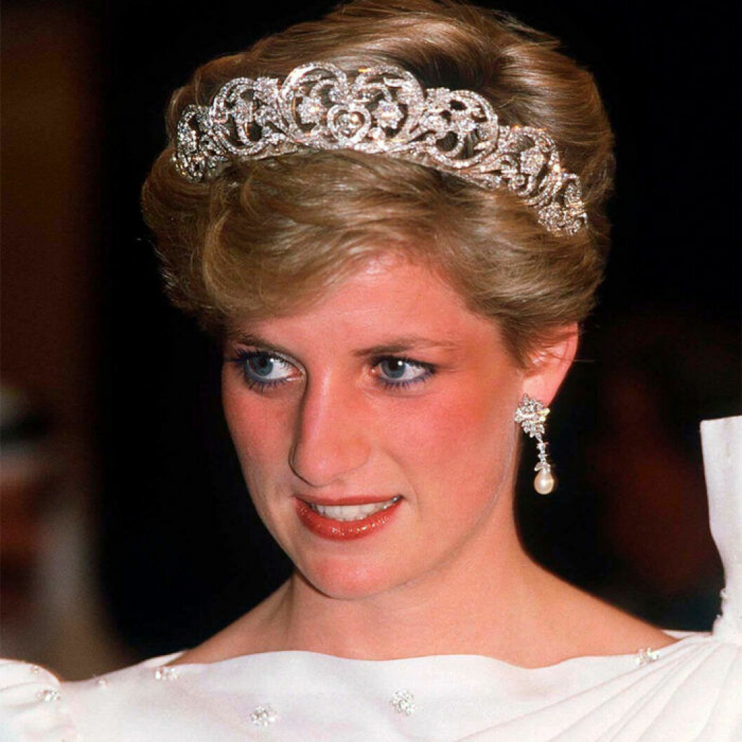 Prinsessan Diana hade ofta blå eyeliner