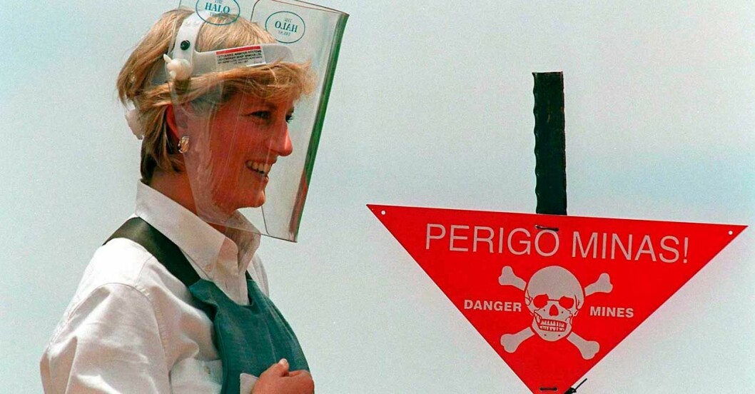 prinsessan Diana i Angola