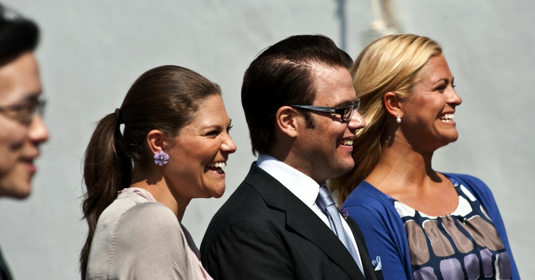 Prinsessan Madeleine har alltid funnits där för sin svåger. Här tillsammans med Victoria och Daniel på Solliden sommaren 2009.