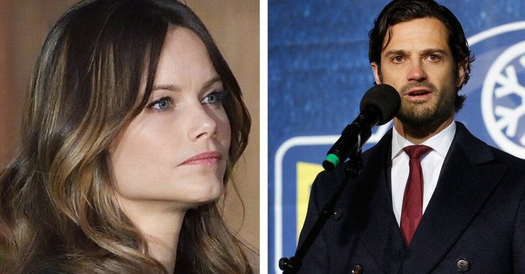 Det var oroliga dagar för prinsessan Sofia och prins Carl Philip. Prinsessan Sofia och prins Carl Philip