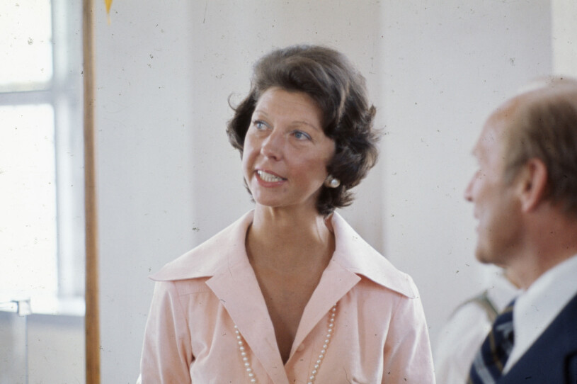 Den mer diskreta prinsessan Desirée, runt 1970-tal. Kungens syster, prinsessan Desirée