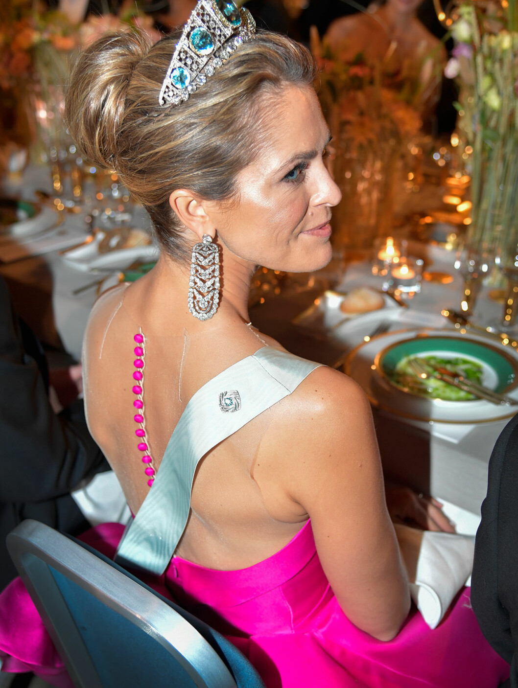 Prinsessan Madeleine på årets Nobelbankett. prinsessan madeleine nobel 2019