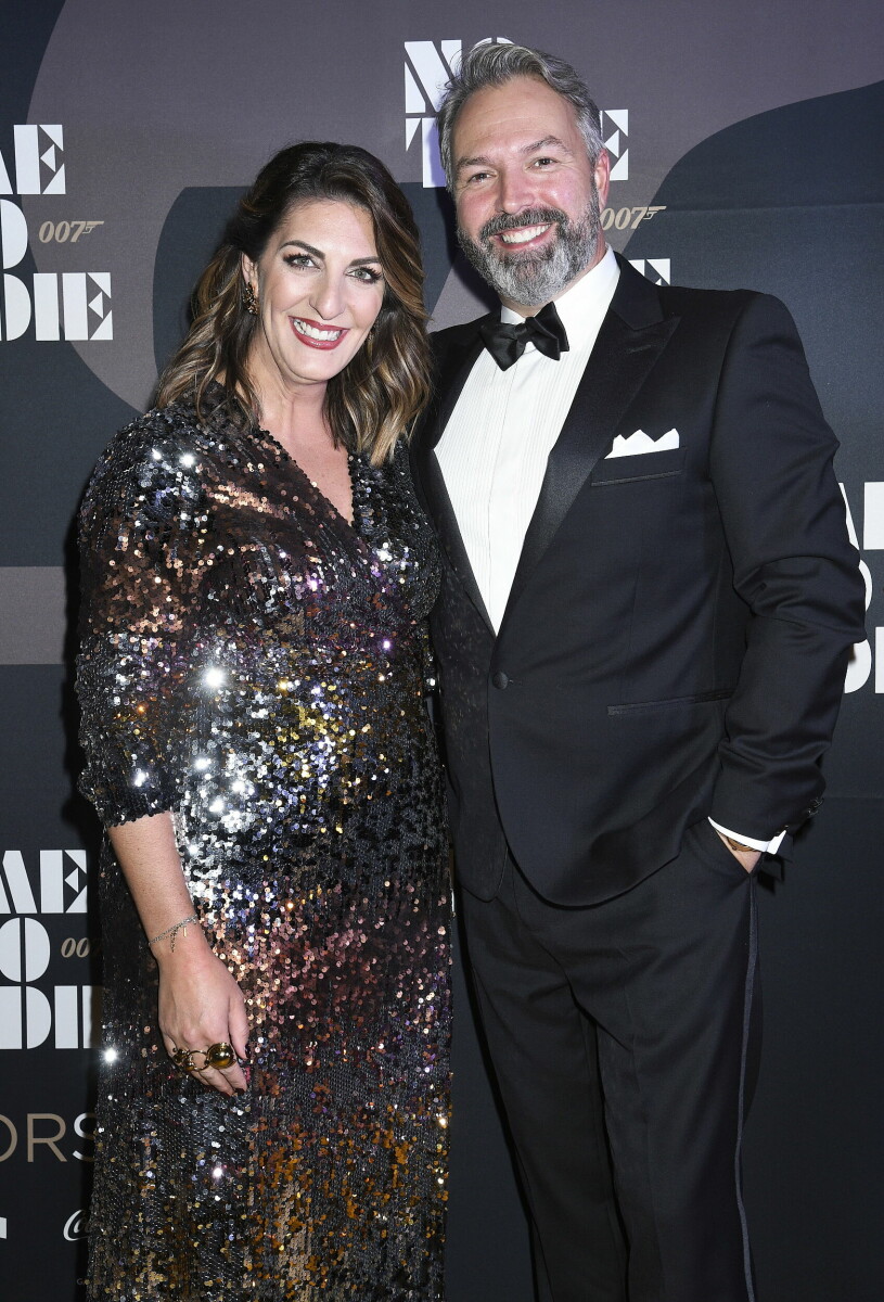 Soraya på filmpremiär med maken Ralph Olsson.