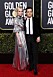 Lucy Boynton och Rami Malek på Golden Globes.
