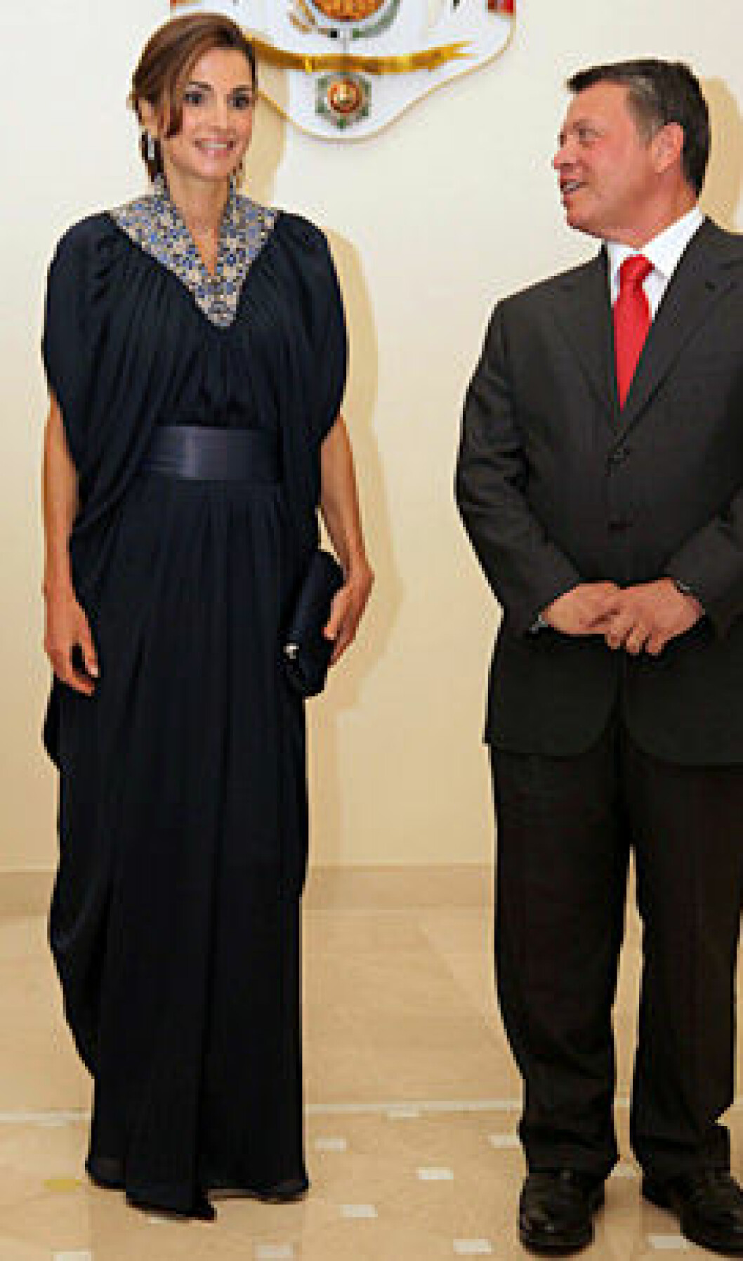 Drottning Rania och kung Abdullah. Drottning Rania och kung Abdullah.
