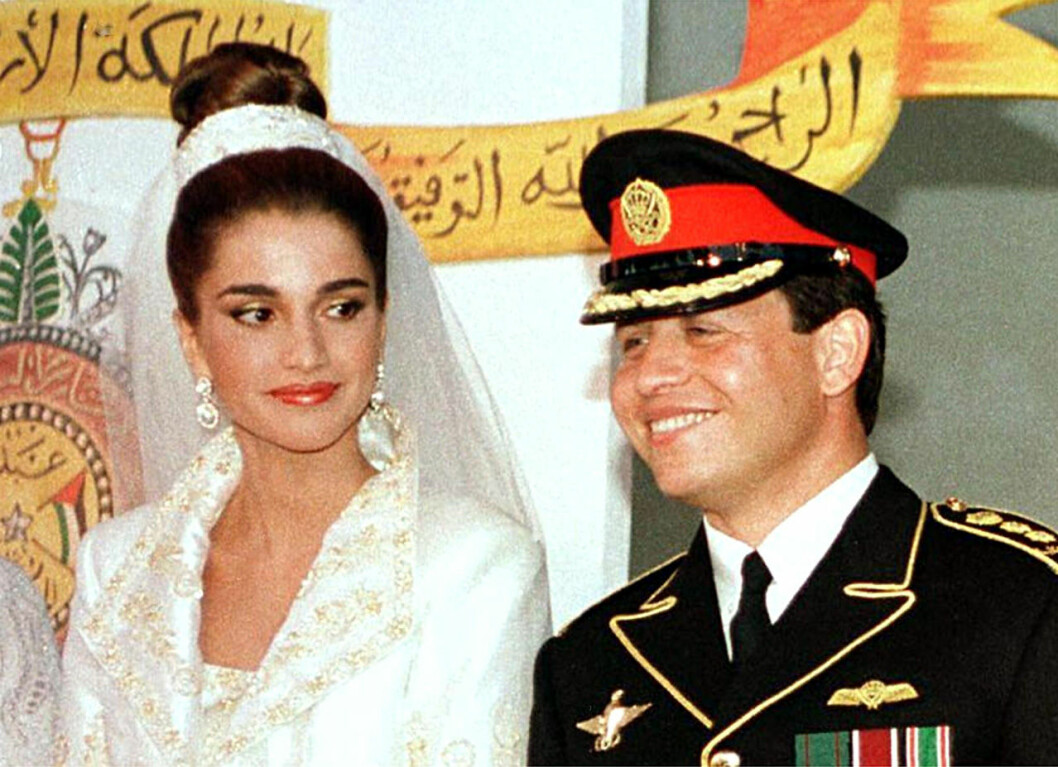 Rania och Abdullah gifte sig 1999. Rania och Abdullah gifte sig 1999.