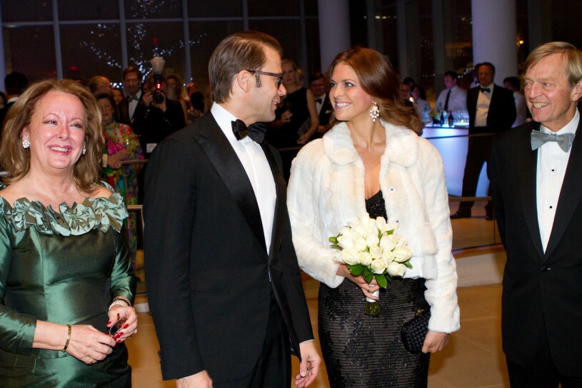 Prins Daniel och hans trygga sidekick prinsessan Madeleine på galamingel i New York 2011. Renee Lundholm Prins Daniel Prinsessan Madeleine Farm to Fork New York
